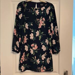 Lulus Floral Long Sleeve Dress